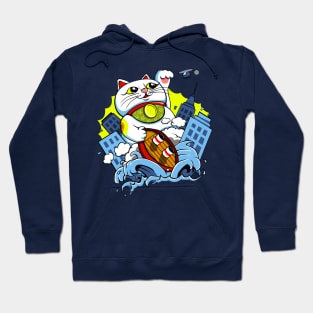 Maneki Nekozilla Hoodie